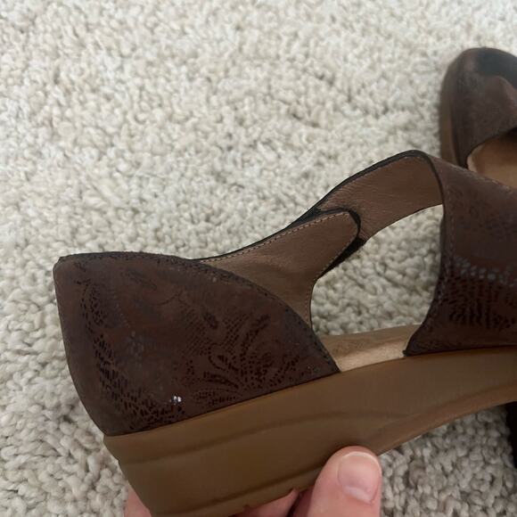 Beautifeel Brown Two Strap Sandals Size 40 - Picture 7 of 11
